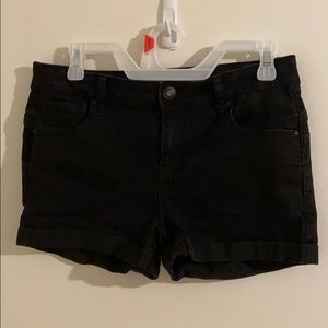 Wax Jean Black Shorts